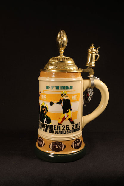 Brett Favre Tribute Stein