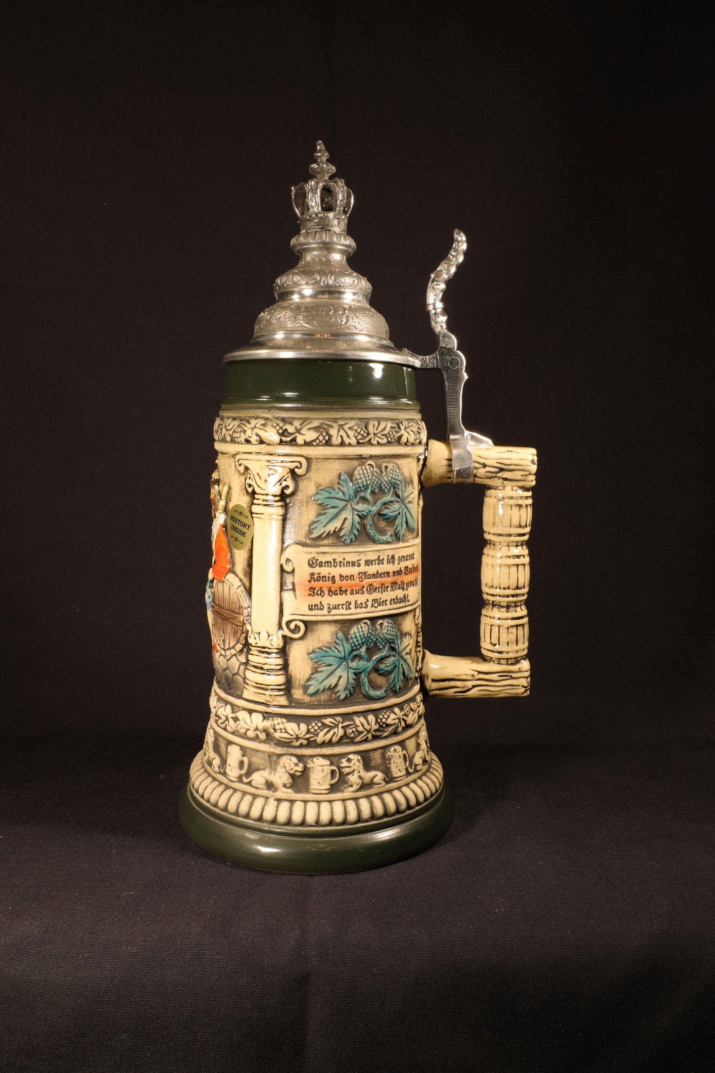 King Gambrinus Stein